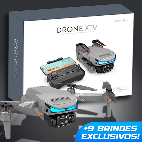Drone Profissional GPS 5km Câmera 4K FullHD Wifi / XT9 (+BRINDES)