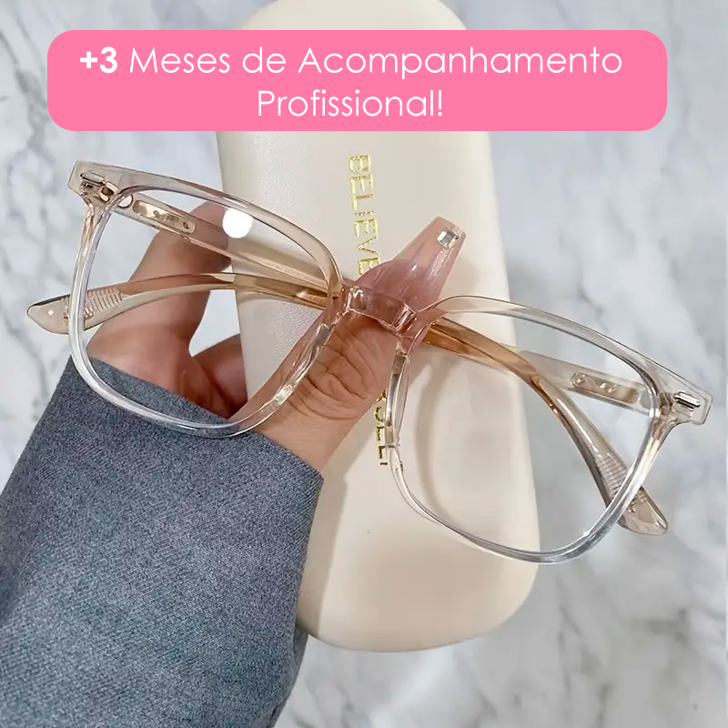 COMPRE 1 LEVE 2 | Óculos MultiFocal FloraVision - Se Adapta a sua Visão + 3 Meses de Acompanhamento