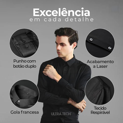 Camisa Social - Ultra Tech  [Compre 1 Leve 2]