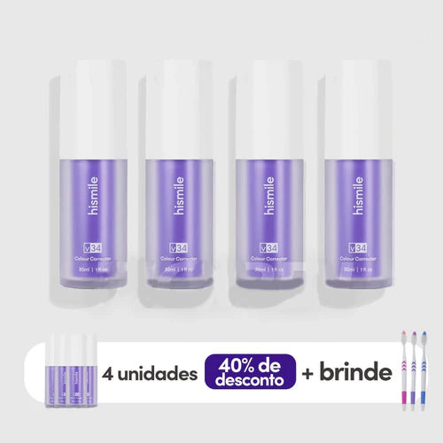Clareador Dentário - Sérum V34 + Brinde
