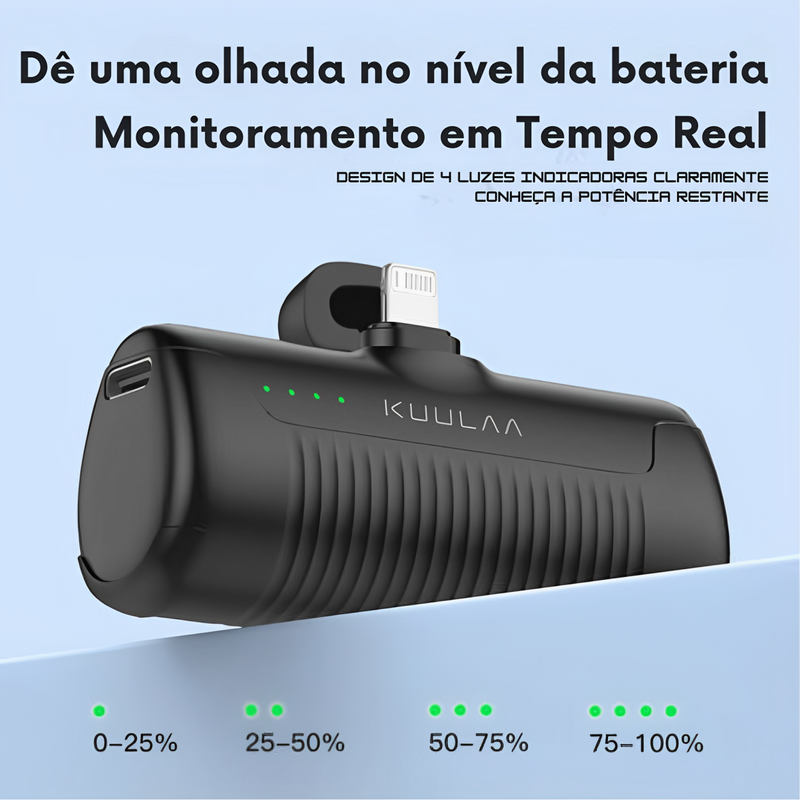 Mini Carregador Portátil 4500mAh - Kuula