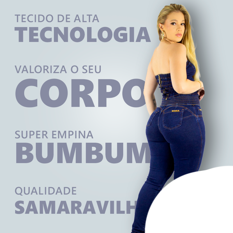 [COMPRE 1 LEVE 2] Calça Lipo Jeans Modeladora | Modela com Perfeição e Conforto