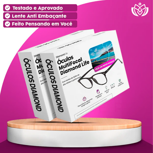 COMPRE 1 LEVE 2 | Óculos MultiFocal FloraVision - Se Adapta a sua Visão + 3 Meses de Acompanhamento