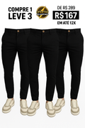 Calça Alfaiataria Mônaco Ajuste Catraca - Compre 1 Leve 3