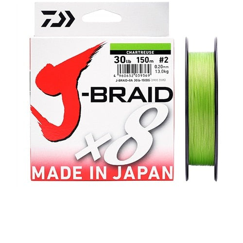 Linha de Pesca Multifilamento DAIWA J-Braid X8 150m