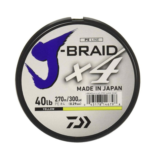 Linha de Pesca Multifilamento DAIWA J-Braid X4 270m