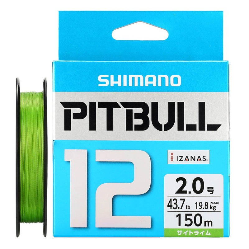 Linha de Pesca Multifilamento Original SHIMANO PITBULL X8/X12 150/200m