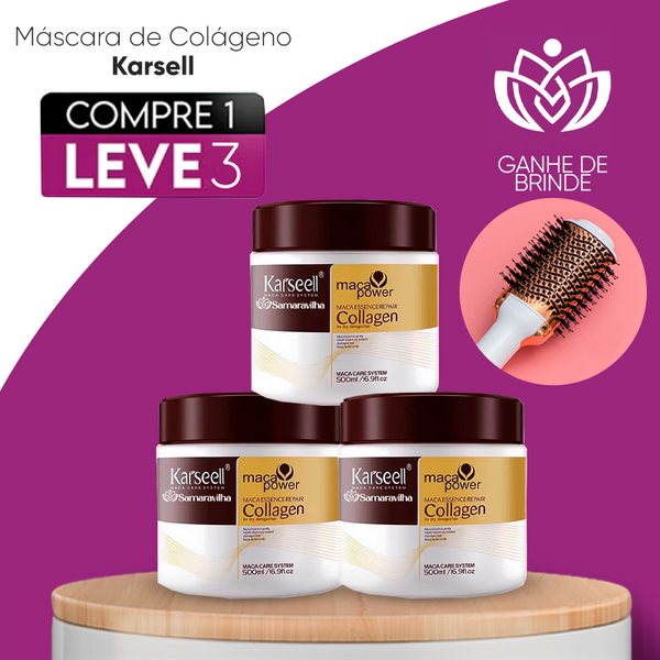 [COMPRE 1 LEVE 3] Máscara de Colágeno Alemã Karseell (Restauração Completa e Duradoura!) + BRINDE Especial