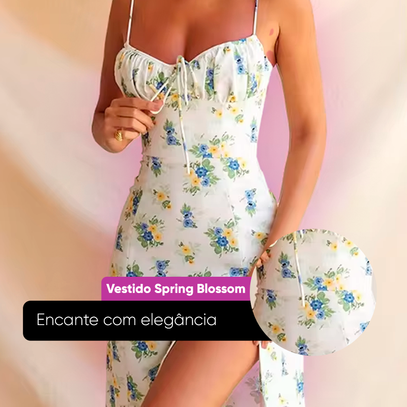 [COMPRE 1 LEVE 2] Vestido Spring Blossom, Encante com Elegância!