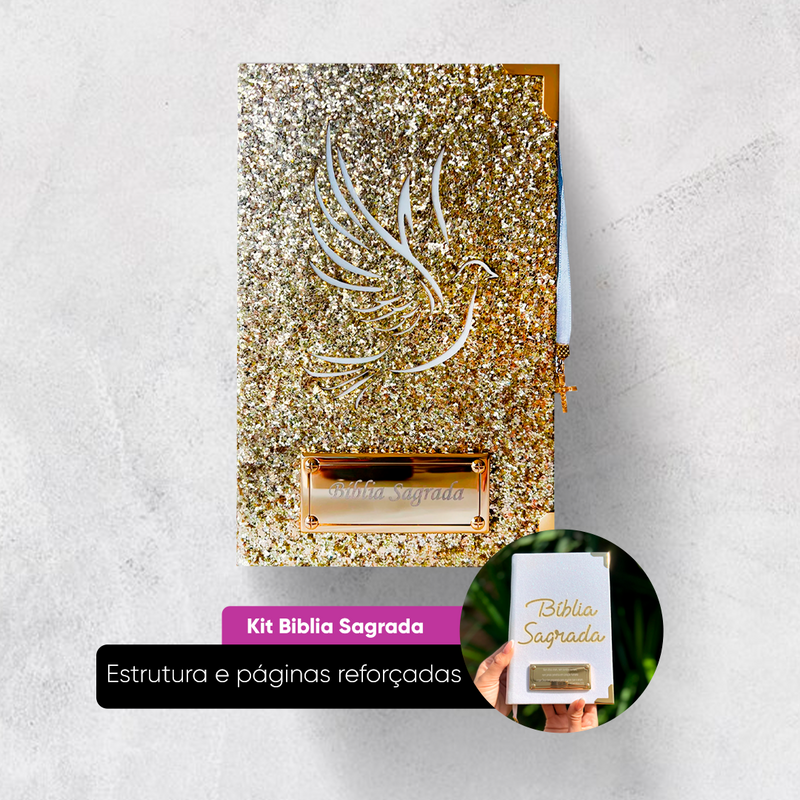 [COMPRE 1 E LEVE 2] Biblias Sagradas Personalizadas, Descubra a fé com um toque único e especial!