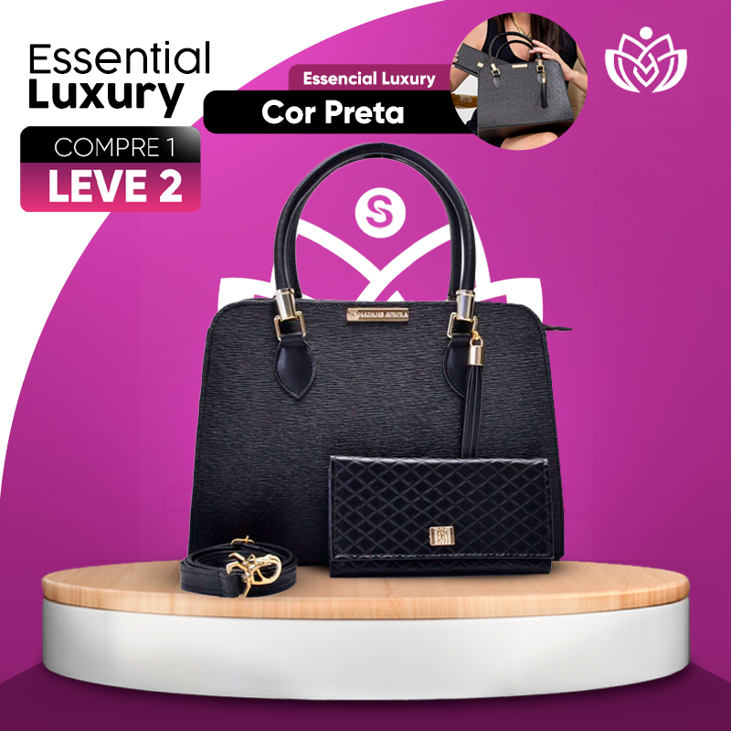 [COMPRE 1 LEVE 2] Kit Bolsas em Couro Ecológico | Luxury