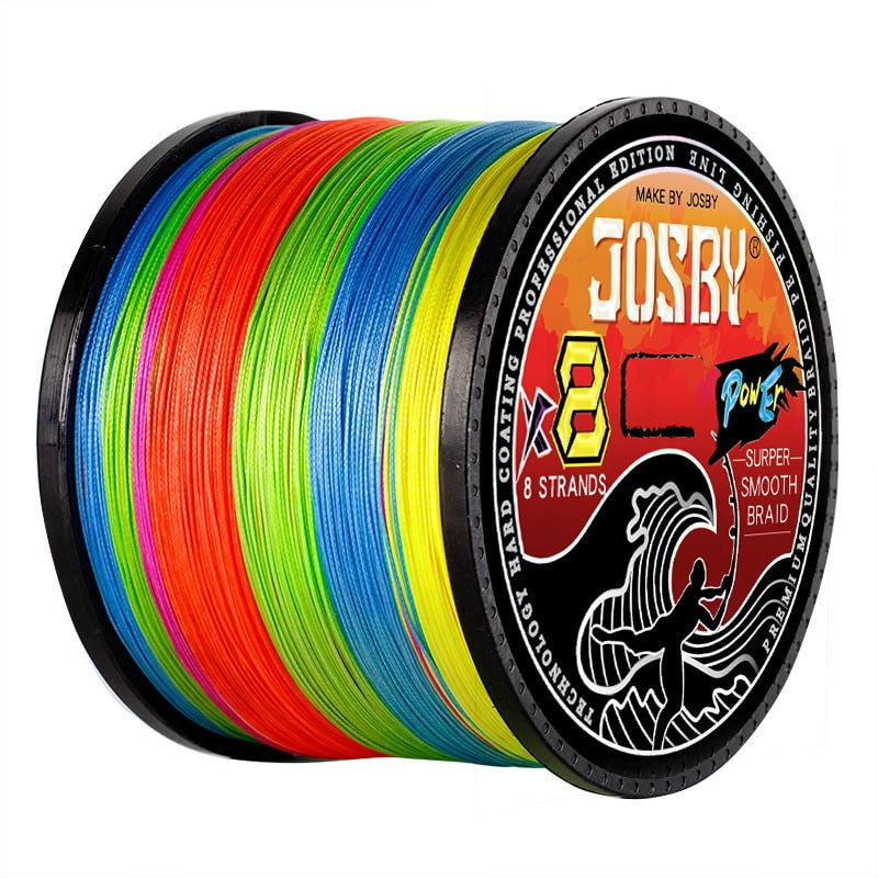 Linha de Pesca Multifilamento JOSBY X4 Fios Trançados 300m