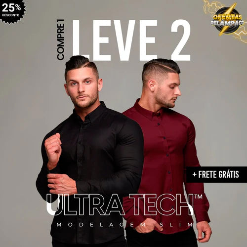 Camisa Social - Ultra Tech  [Compre 1 Leve 2]