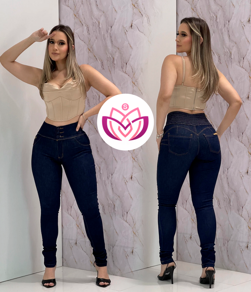 [COMPRE 1 LEVE 2] Calça Lipo Jeans Modeladora | Modela com Perfeição e Conforto