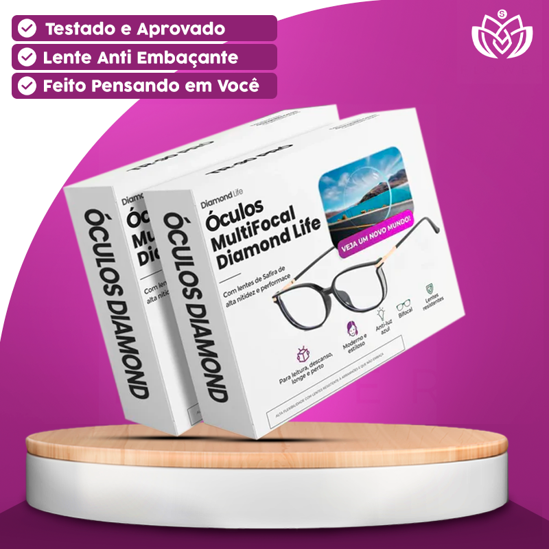 COMPRE 1 LEVE 2 | Óculos MultiFocal FlexFocus - Se Adapta a sua Visão + 3 Meses de Acompanhamento