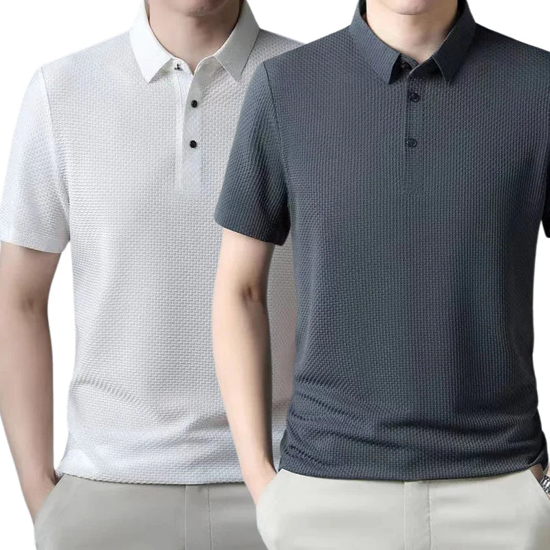 [PAGUE 1 LEVE 2] Camisa Polo Fresh Seda Gelo