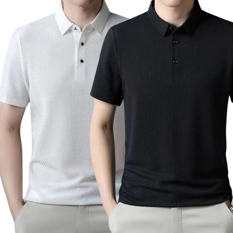 [PAGUE 1 LEVE 2] Camisa Polo Fresh Seda Gelo