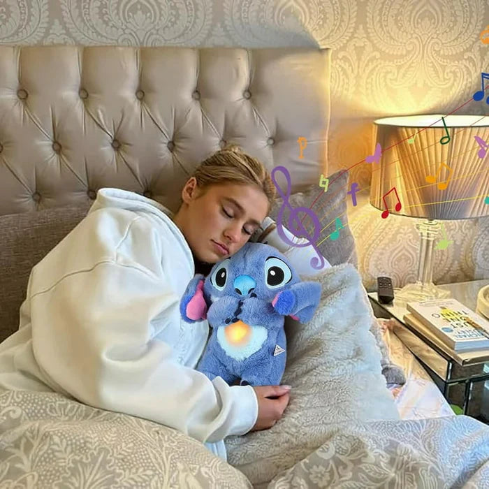 [COMPRE 1 LEVE 2] Pelúcia Stitch que Respira - Para Noites Tranquilas de Sono