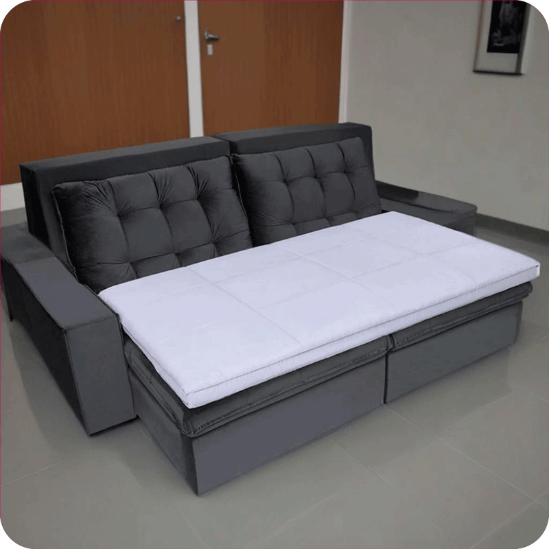 [COMPRE 1 LEVE 2] Pillow Top Para Sofá (Transforme Seu Sofá) + 2 Fronhas de Brinde