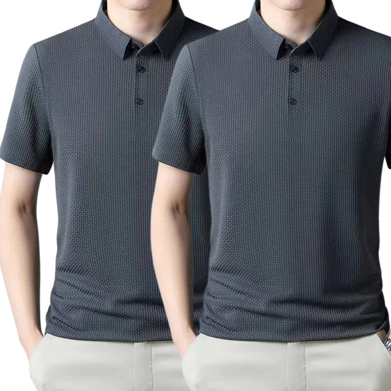 [PAGUE 1 LEVE 2] Camisa Polo Fresh Seda Gelo