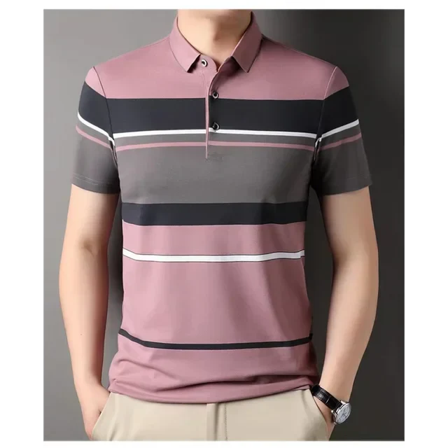 Camisa Polo Masculina Listrada