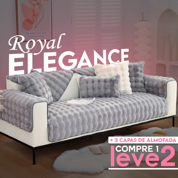 [COMPRE 1 LEVE 2] Capa de Sofá Royal Elegance + BRINDE: 2 Fronhas