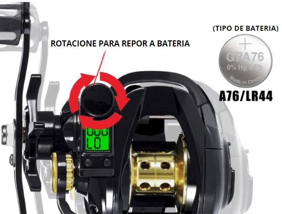 Carretilha Inovafish 7:2:1 - Eletrônica