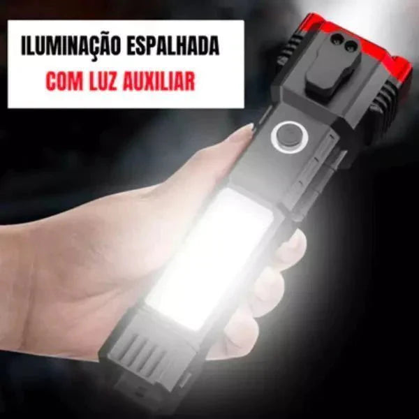 COMPRE 1 e LEVE 2 - Lanterna Tática Indestrutível 4 em 1 - UltraPower