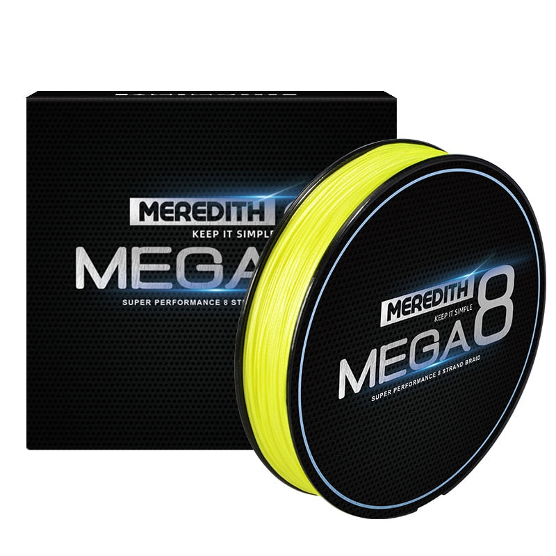 Linha de Pesca Multifilamento Meredith Premium X8 Fios Trançados 150m