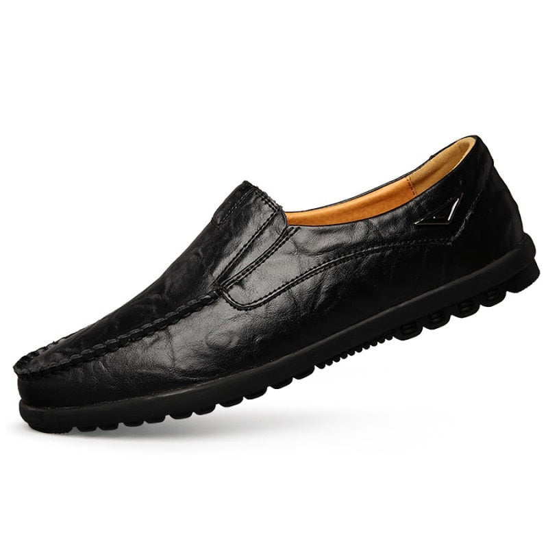 Mocassim Masculino de Couro Casual