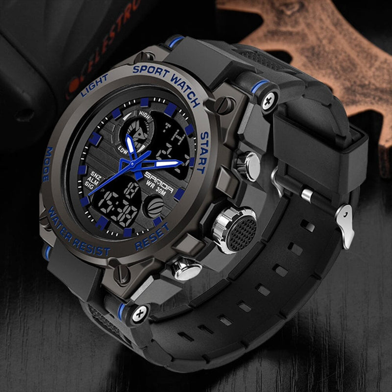 Relógio Militar Masculino SandaWatch™️ - A Prova D'água + Display LED