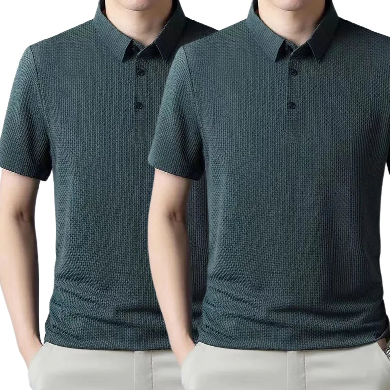 [PAGUE 1 LEVE 2] Camisa Polo Fresh Seda Gelo