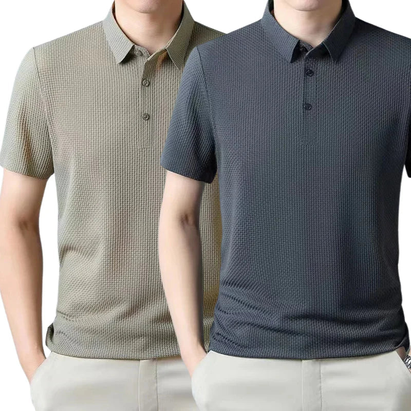 [PAGUE 1 LEVE 2] Camisa Polo Fresh Seda Gelo