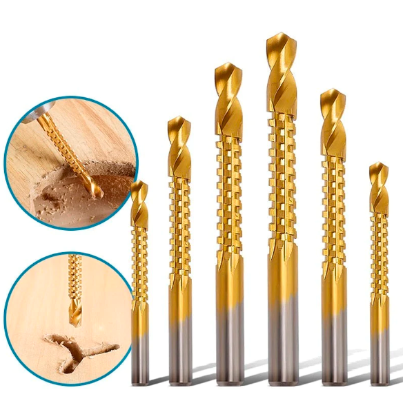 Kit de Brocas MaxDrill 2 EM 1 [CONSTRUÇÃO EM TITÂNIO]