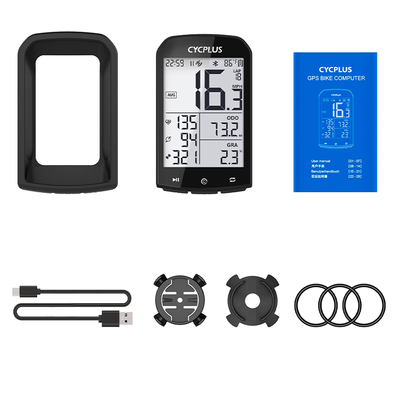 GPS para Bicicleta | Velocímetro, Medidor de BPM e Calorias á Prova D'água
