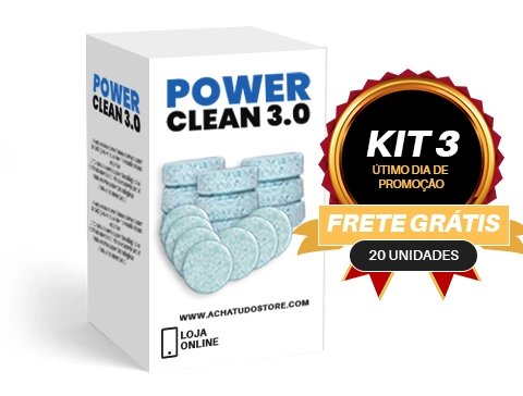 Power-Clean-3.0 - Pastilhas de Limpeza Profunda para Gordura, Ferrugem e Manchas!