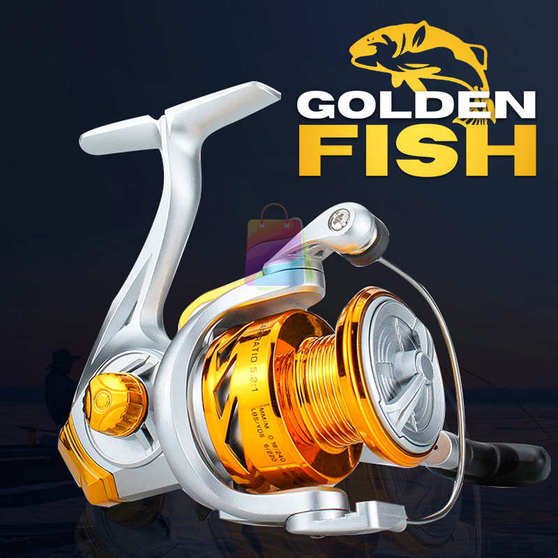 Molinete Profissional de Pesca com 12Kg Drag | Golden Fish